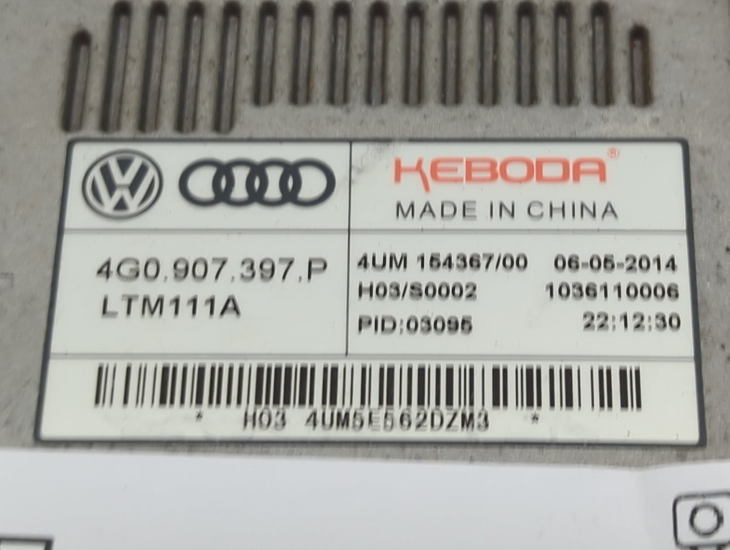 2014 Audi A6 Headlight Ballast Head Light 1463099 - Oemusedautoparts1.com