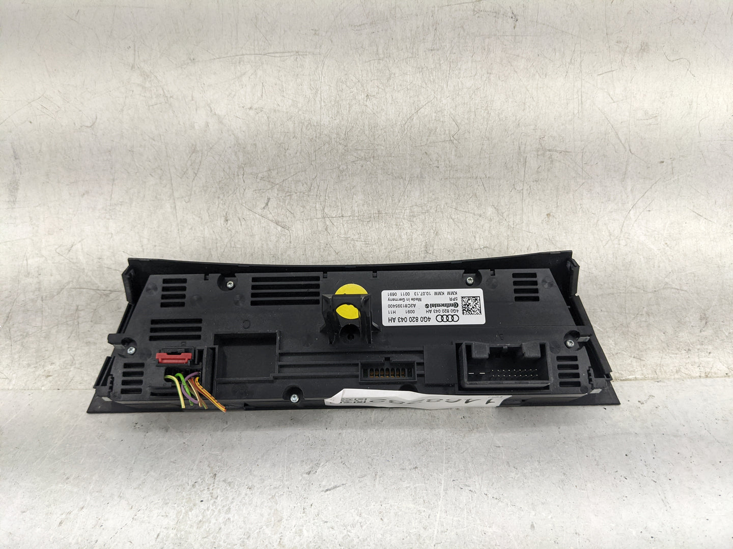 2014-2017 Audi A6 Climate Control Module Temperature AC/Heater Replacement P/N:4G0820043AH A2C81395400 Fits OEM Used Auto Pa