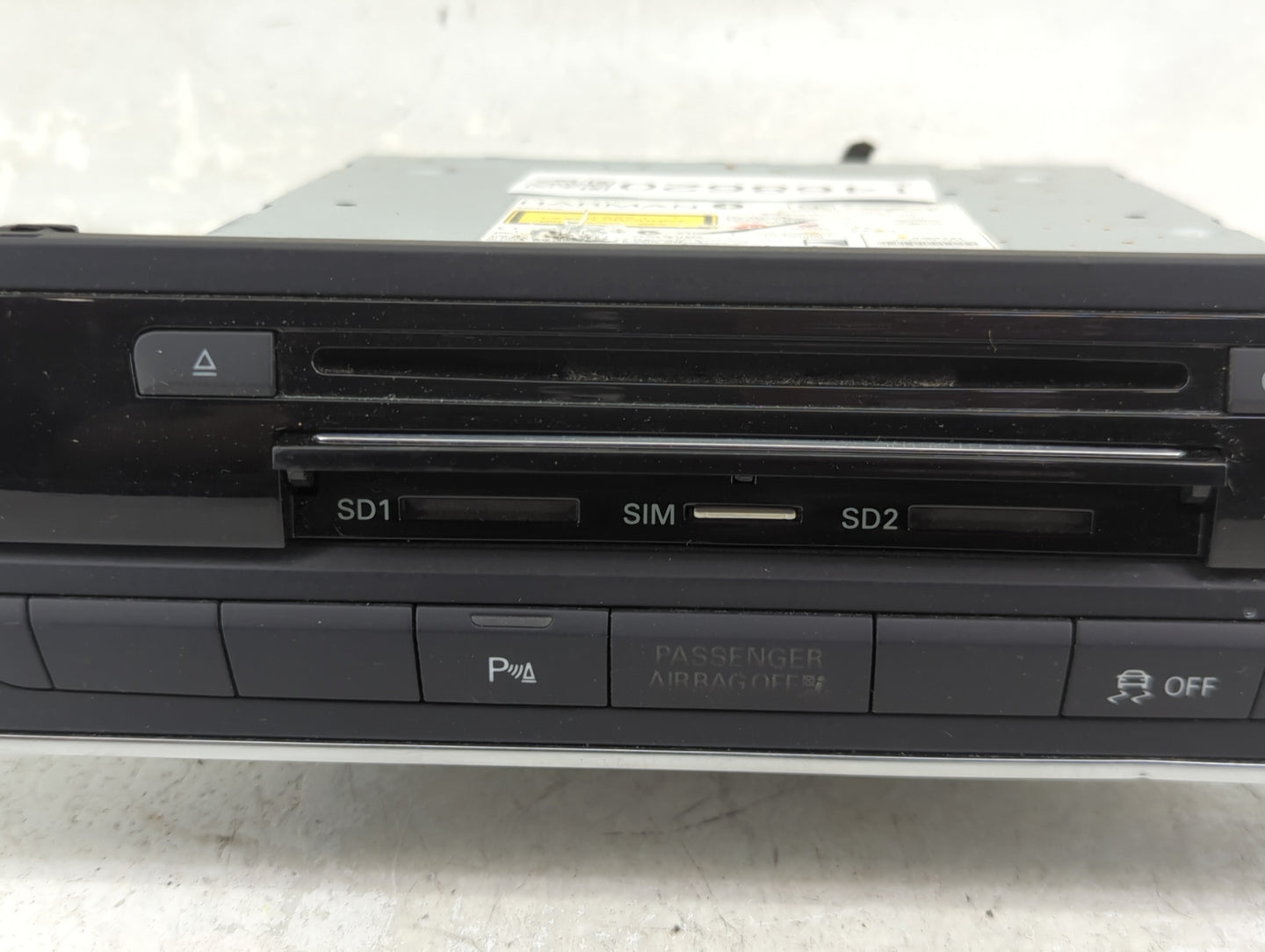 2012-2015 Audi A6 Radio Control Panel 1468620 - Oemusedautoparts1.com