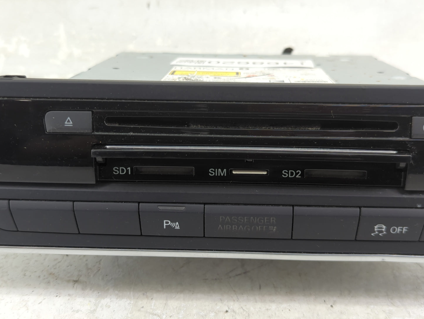 2012-2015 Audi A6 Radio Control Panel 1468620 - Oemusedautoparts1.com