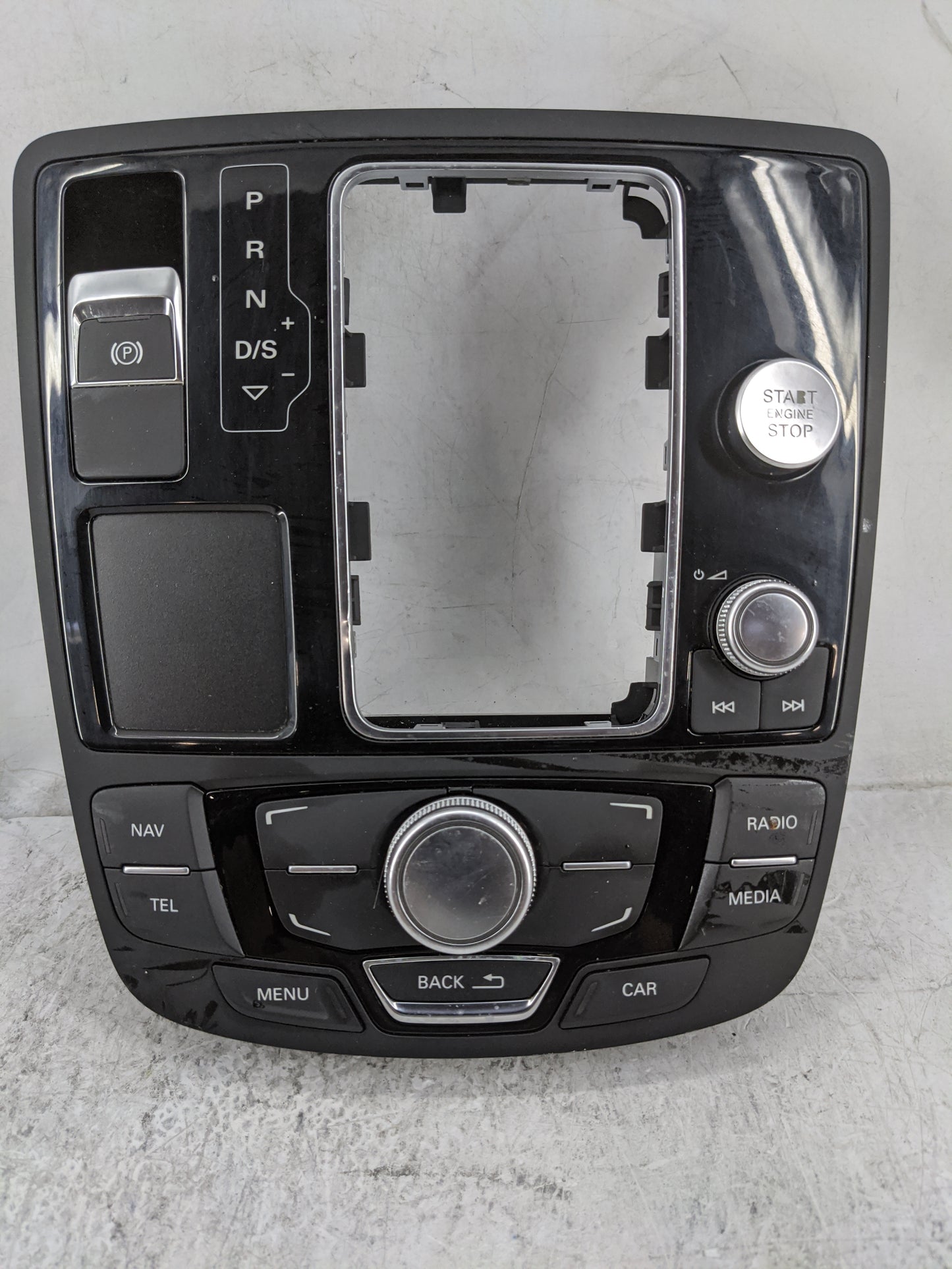 2012-2015 Audi A6 Radio Control Panel Black - Oemusedautoparts1.com