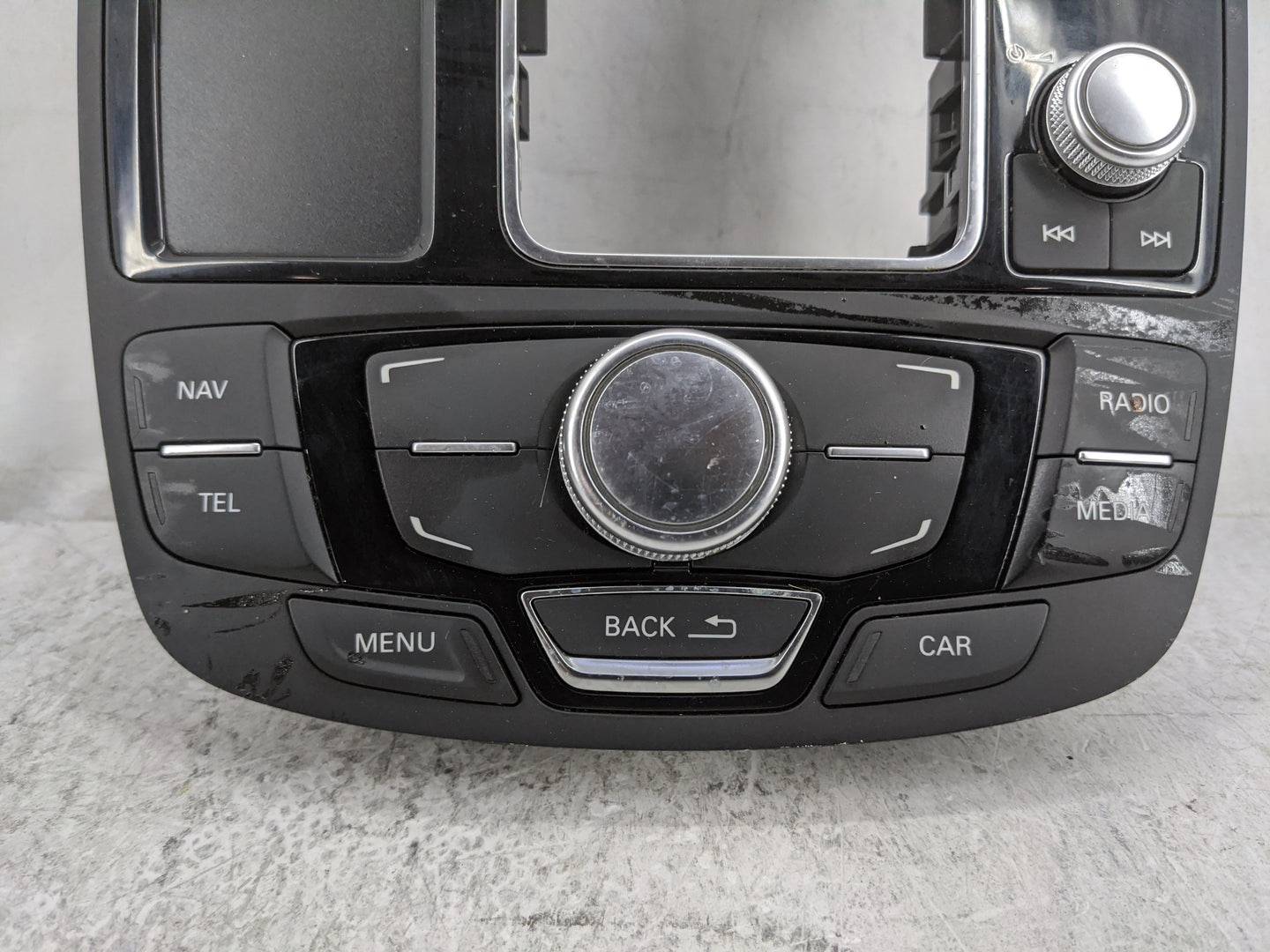 2012-2015 Audi A6 Radio Control Panel Black - Oemusedautoparts1.com