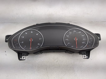 compare product 2014-2015 Audi A6 Instrument Cluster Speedometer Gauges P/N:4G8920984K 0263672217 Miles: Fits Fits 2014 2015 OEM Used Auto Parts