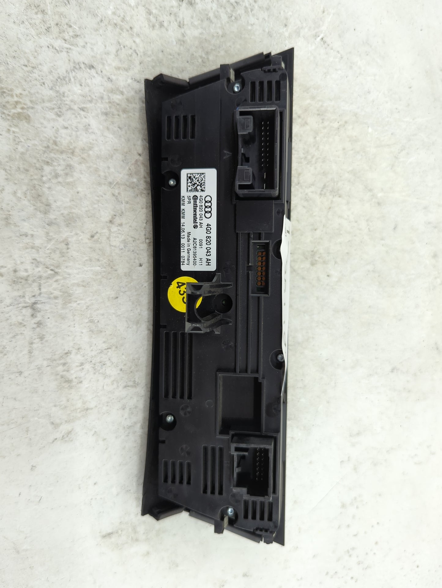 2012-2015 Audi A6 Climate Control Module Temperature AC/Heater Replacement P/N:4G0820043AH A2C81395400 Fits OEM Used Auto Pa