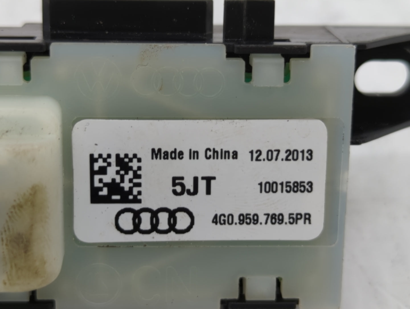 2012-2018 Audi A6 Master Power Window Switch Replacement Driver Side Left P/N:4G0 959 769 Fits OEM Used Auto Parts - Oemused