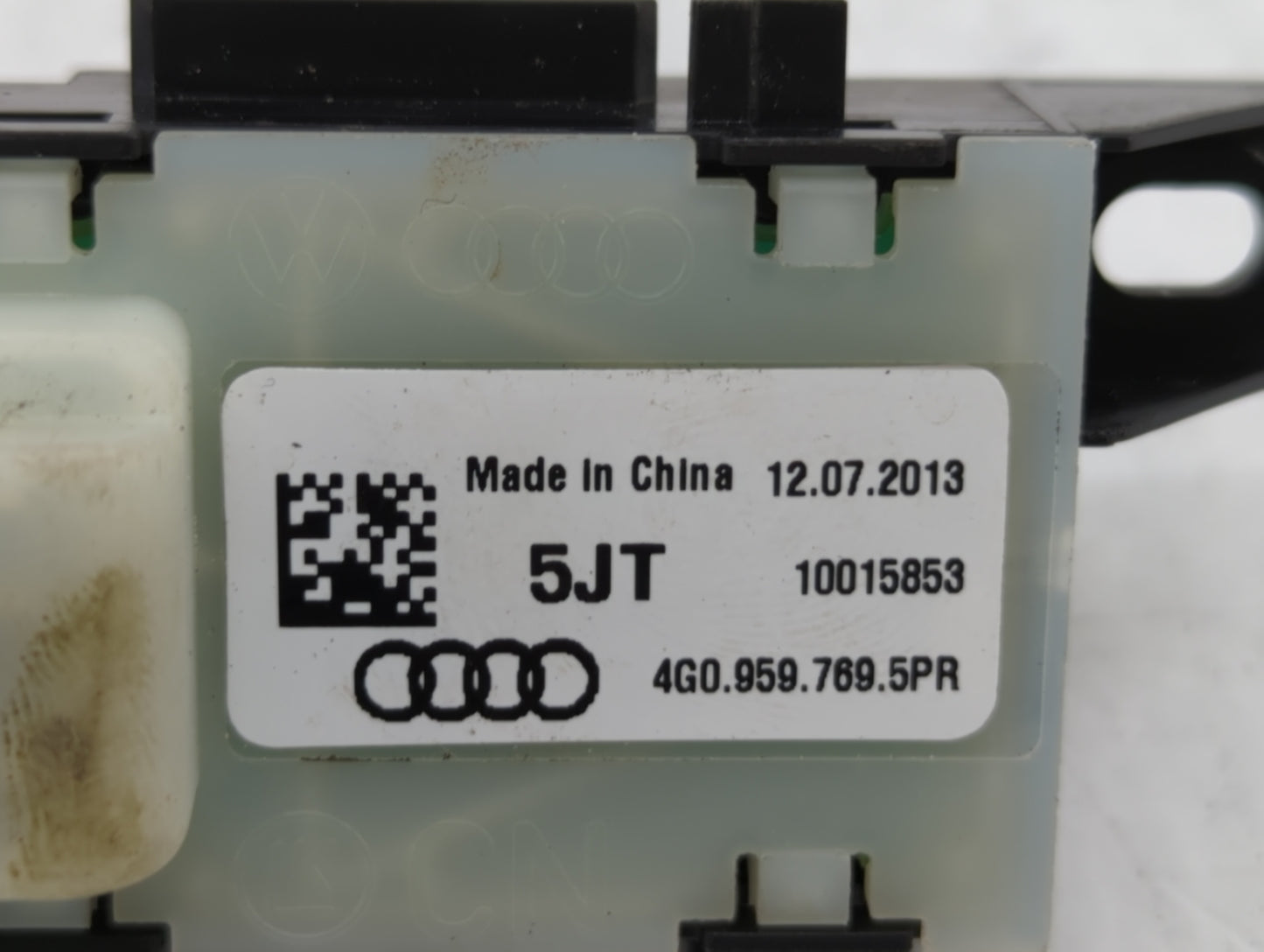 2012-2018 Audi A6 Master Power Window Switch Replacement Driver Side Left P/N:4G0 959 769 Fits OEM Used Auto Parts - Oemused