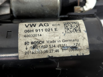 2014-2016 Audi A6 Car Starter Motor Solenoid OEM P/N:06H 911 021 E Fits Fits 2014 2015 2016 2017 OEM Used Auto Parts