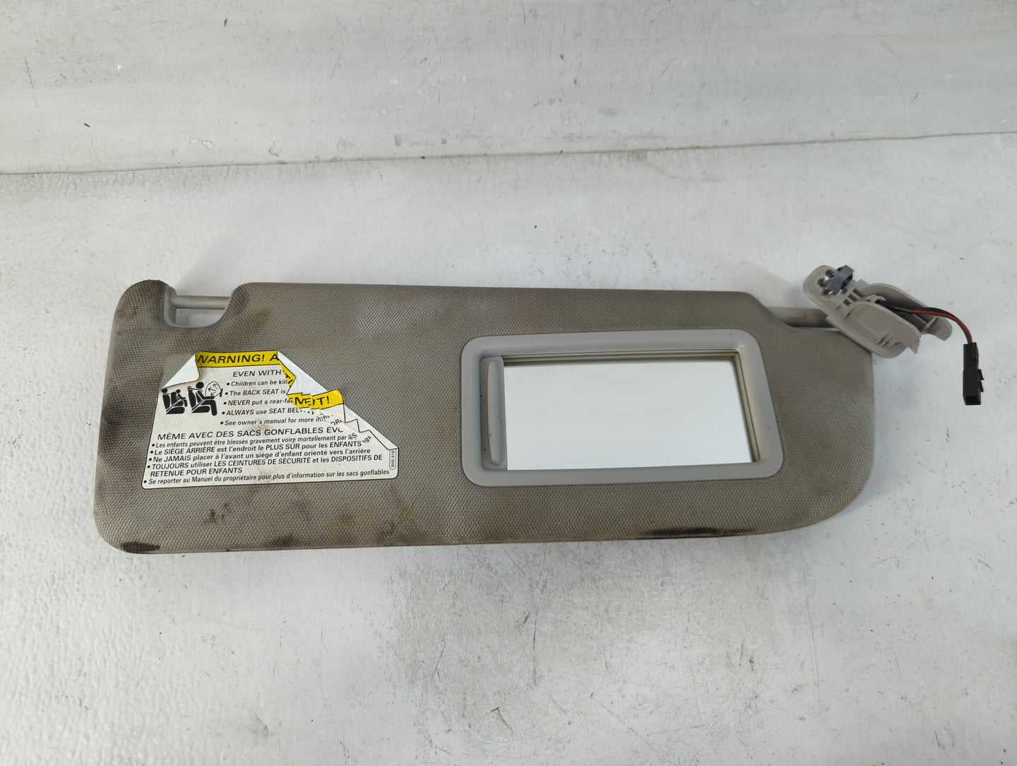2012-2015 Audi A6 Sun Visor Shade Replacement Passenger Right Mirror Fits Fits 2012 2013 2014 2015 2016 2017 OEM Used Auto P