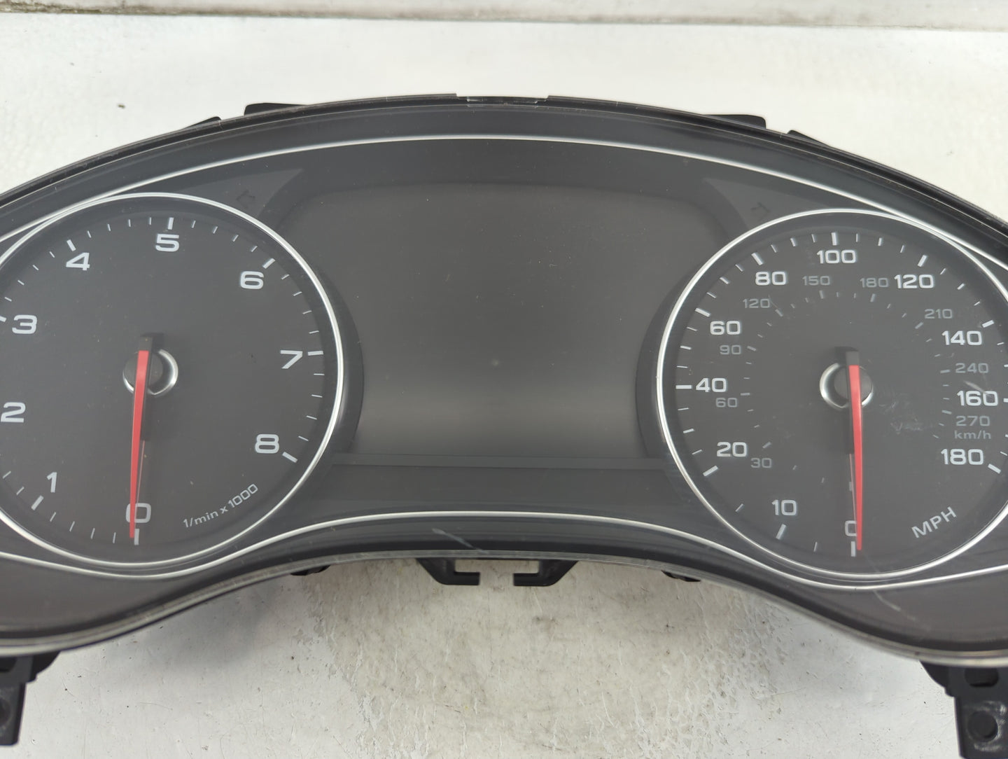 2012-2015 Audi A6 Instrument Cluster Speedometer Gauges P/N:4GB 920 984 K Fits Fits 2012 2013 2014 2015 OEM Used Auto Parts 