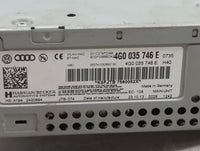 2012-2015 Audi A7 Radio AM FM Cd Player Receiver Replacement P/N:4G0035746E Fits Fits 2012 2013 2014 2015 OEM Used Auto Part