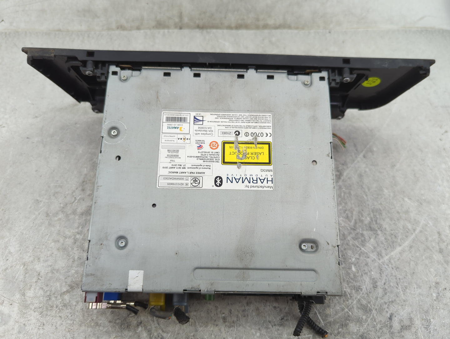 2012-2015 Audi A7 Radio AM FM Cd Player Receiver Replacement P/N:4G0035746E Fits Fits 2012 2013 2014 2015 OEM Used Auto Part