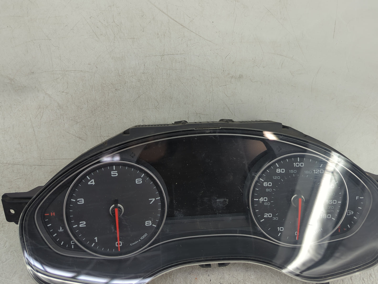 2014-2015 Audi A7 Instrument Cluster Speedometer Gauges P/N:4G8920984K 0263672217 Miles:53K Fits Fits 2014 2015 OEM Used Aut