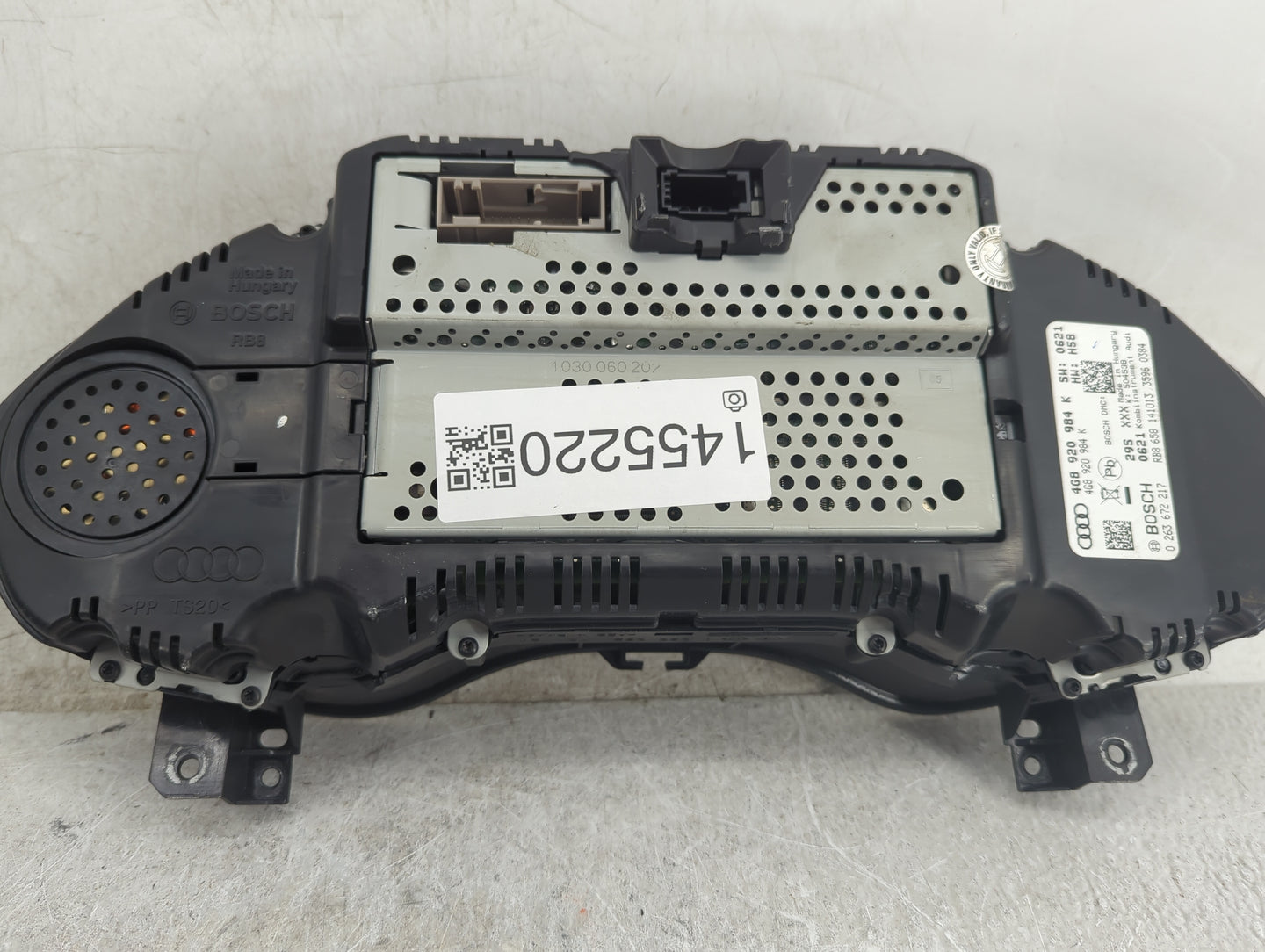 2014-2015 Audi A7 Instrument Cluster Speedometer Gauges P/N:4G8920984K 0263672217 Miles:53K Fits Fits 2014 2015 OEM Used Aut