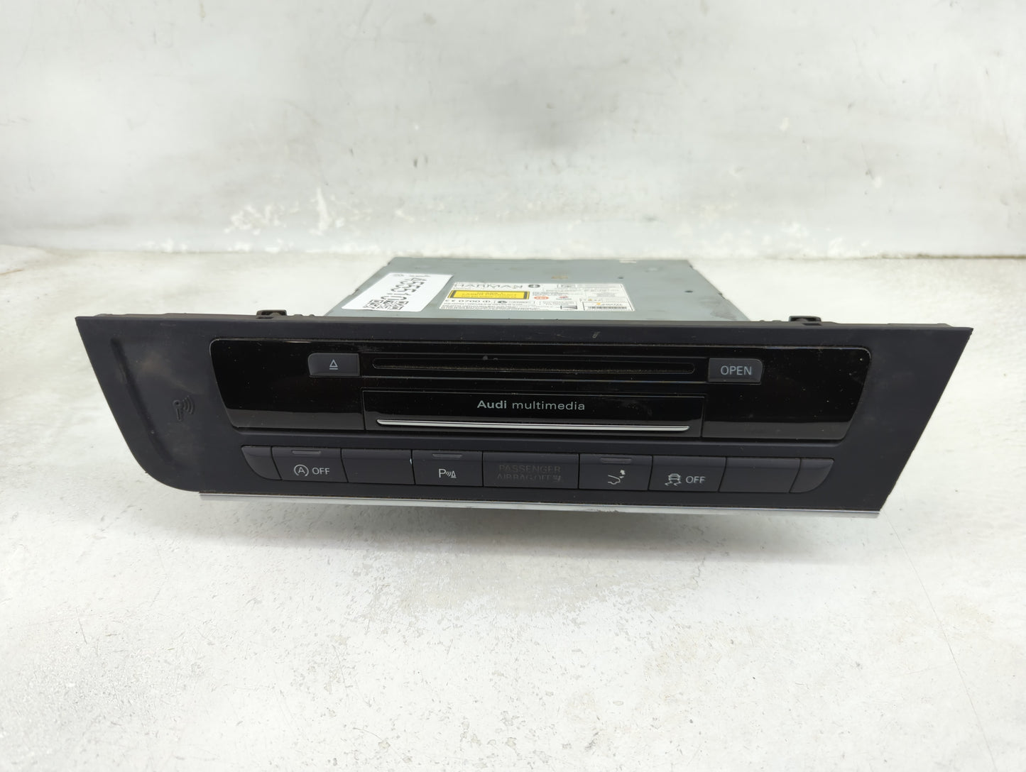 2012-2015 Audi A7 Radio AM FM Cd Player Receiver Replacement P/N:005WWDA0303 AD10-0169005 Fits Fits 2012 2013 2014 2015 OEM 