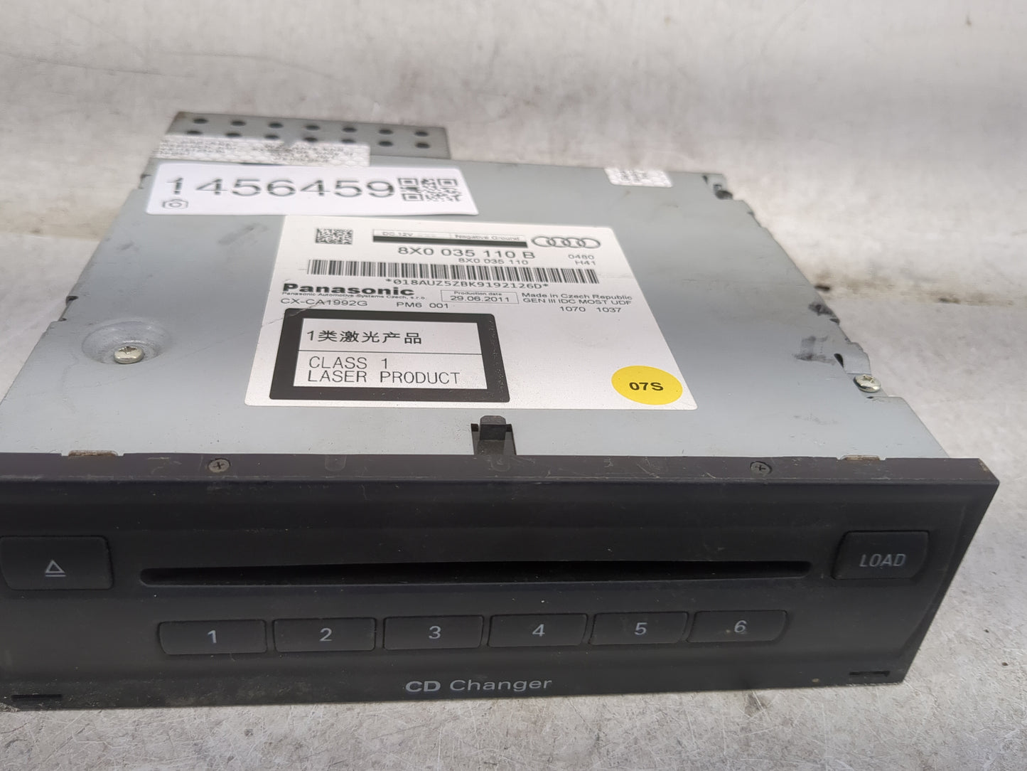 Audi A7 Radio Cd Changer 8x0035110b|8x0035110|cx-ca1992g - Oemusedautoparts1.com