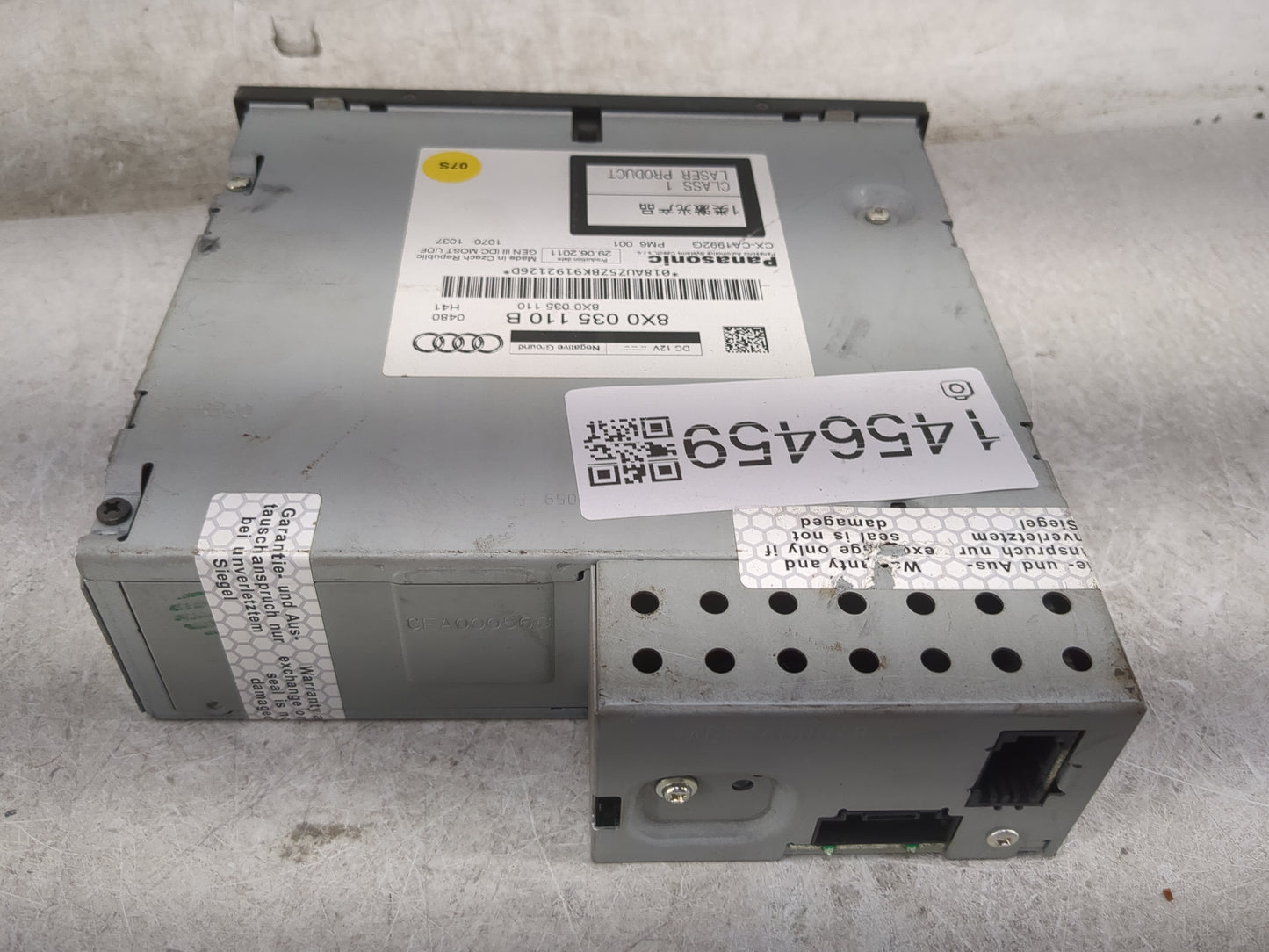 Audi A7 Radio Cd Changer 8x0035110b|8x0035110|cx-ca1992g - Oemusedautoparts1.com