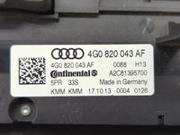 2014-2015 Audi A7 Climate Control Module Temperature AC/Heater Replacement P/N:4G0 820 043 AF Fits Fits 2014 2015 2016 2017 