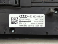 2014-2015 Audi A7 Climate Control Module Temperature AC/Heater Replacement P/N:4G0820043AN A2C85165100 Fits OEM Used Auto Pa