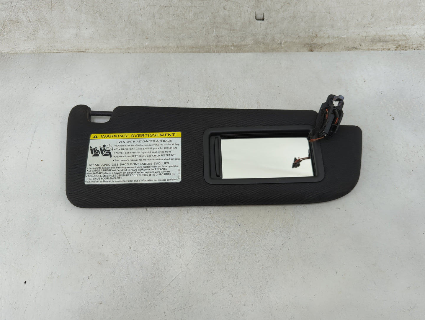 2012-2018 Audi A7 Sun Visor Shade Replacement Passenger Right Mirror Fits Fits 2012 2013 2014 2015 2016 2017 2018 OEM Used A
