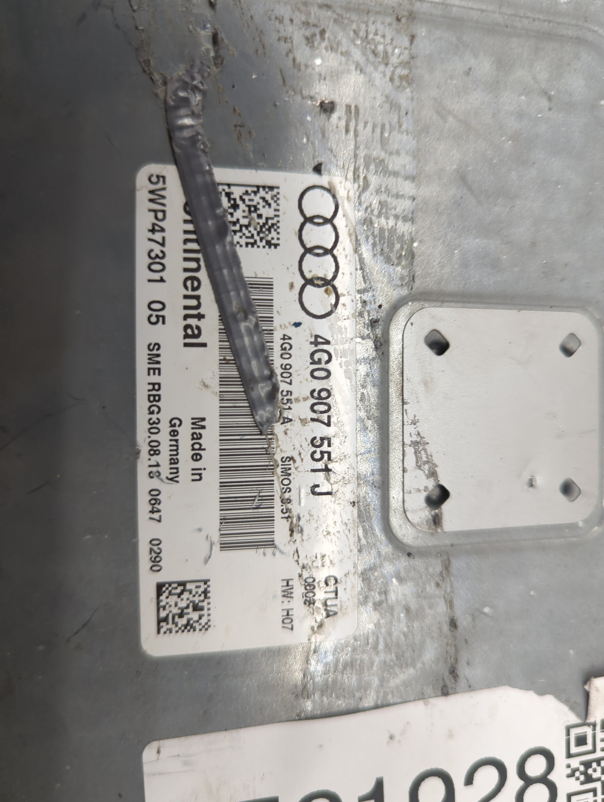 2014 Audi A7 PCM Engine Control Computer ECU ECM PCU OEM P/N:4G0907551J 4G0907551A, 5WP47301, SIMOS8.5 OEM Used Auto Parts -
