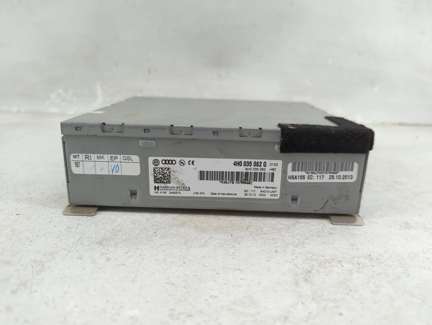 2011-2018 Audi A8 Radio AM FM Cd Player Receiver Replacement P/N:4H0035082G 4H0035082 Fits OEM Used Auto Parts - Oemusedauto