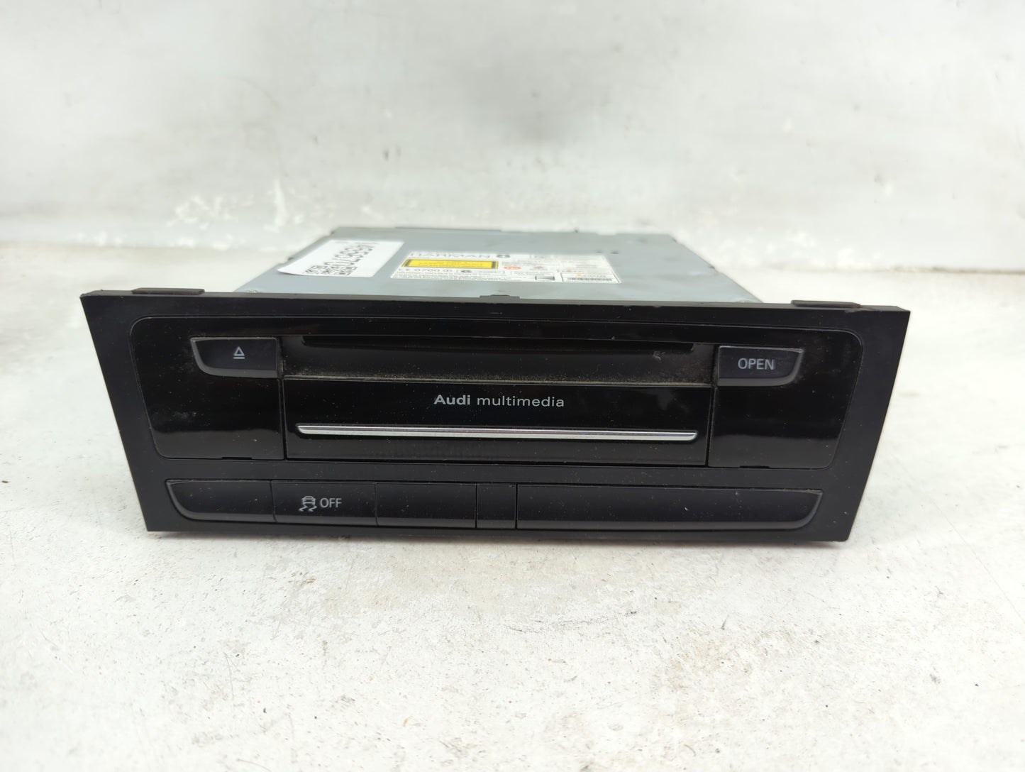 2014 Audi Allroad Quattro Radio AM FM Cd Player Receiver Replacement P/N:005WWDA0303 AD10-0169005 Fits OEM Used Auto Parts -