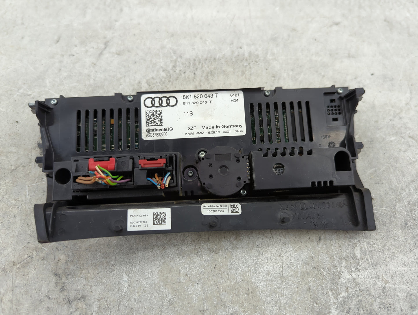 2014 Audi Allroad Quattro Climate Control Module Temperature AC/Heater Replacement P/N:8K1 820 043 T Fits Fits 2013 2015 201