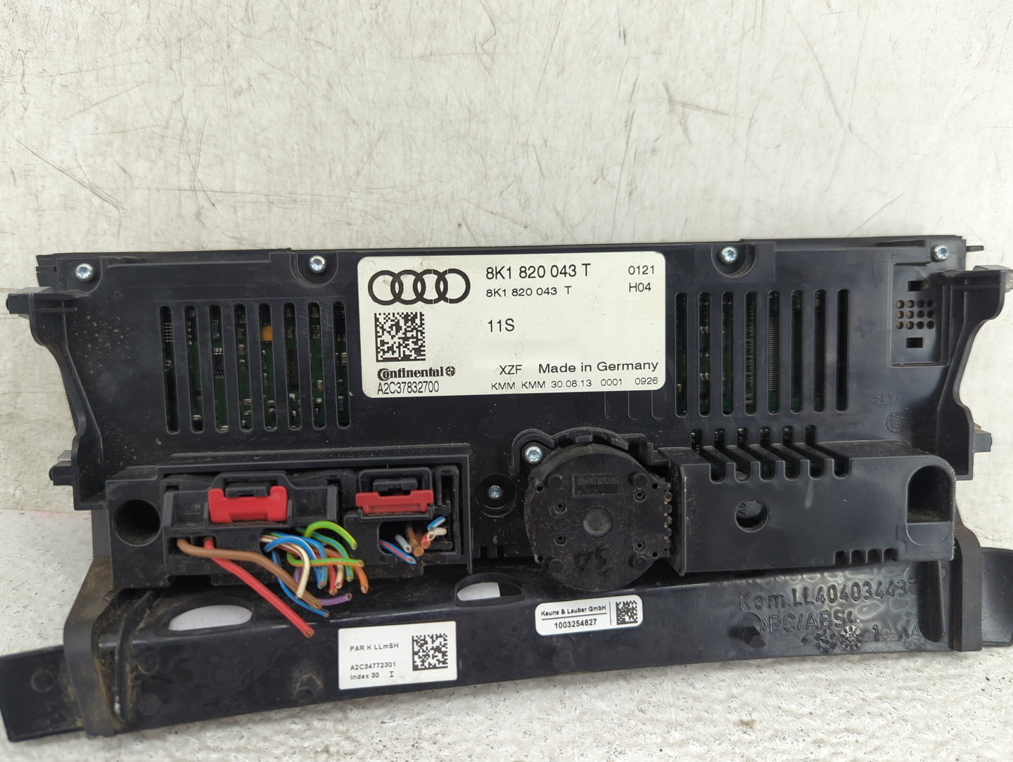 2013-2017 Audi Q5 Climate Control Module Temperature AC/Heater Replacement P/N:8K1820043T A2C37832700 Fits OEM Used Auto Par