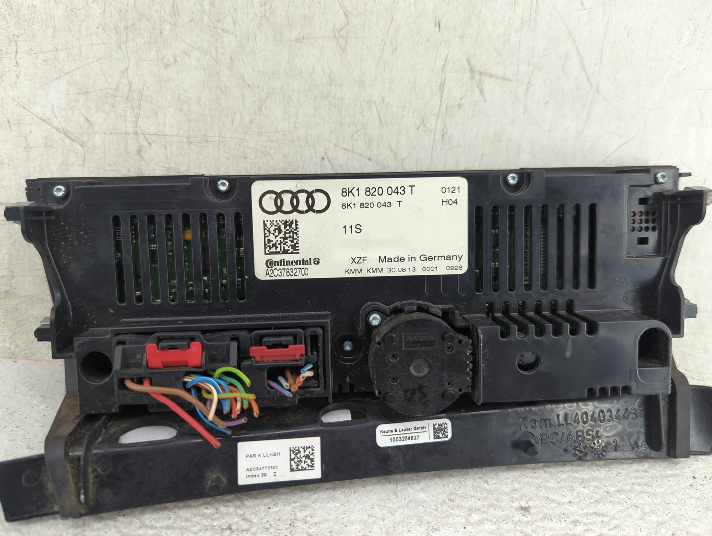 2013-2017 Audi Q5 Climate Control Module Temperature AC/Heater Replacement P/N:8K1820043T A2C37832700 Fits OEM Used Auto Par