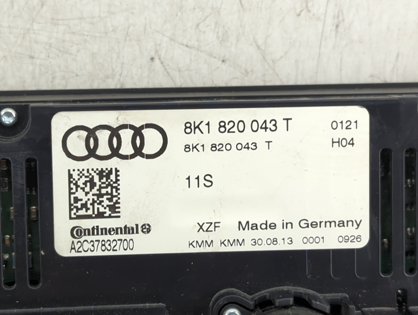 2013-2017 Audi Q5 Climate Control Module Temperature AC/Heater Replacement P/N:8K1820043T A2C37832700 Fits OEM Used Auto Par