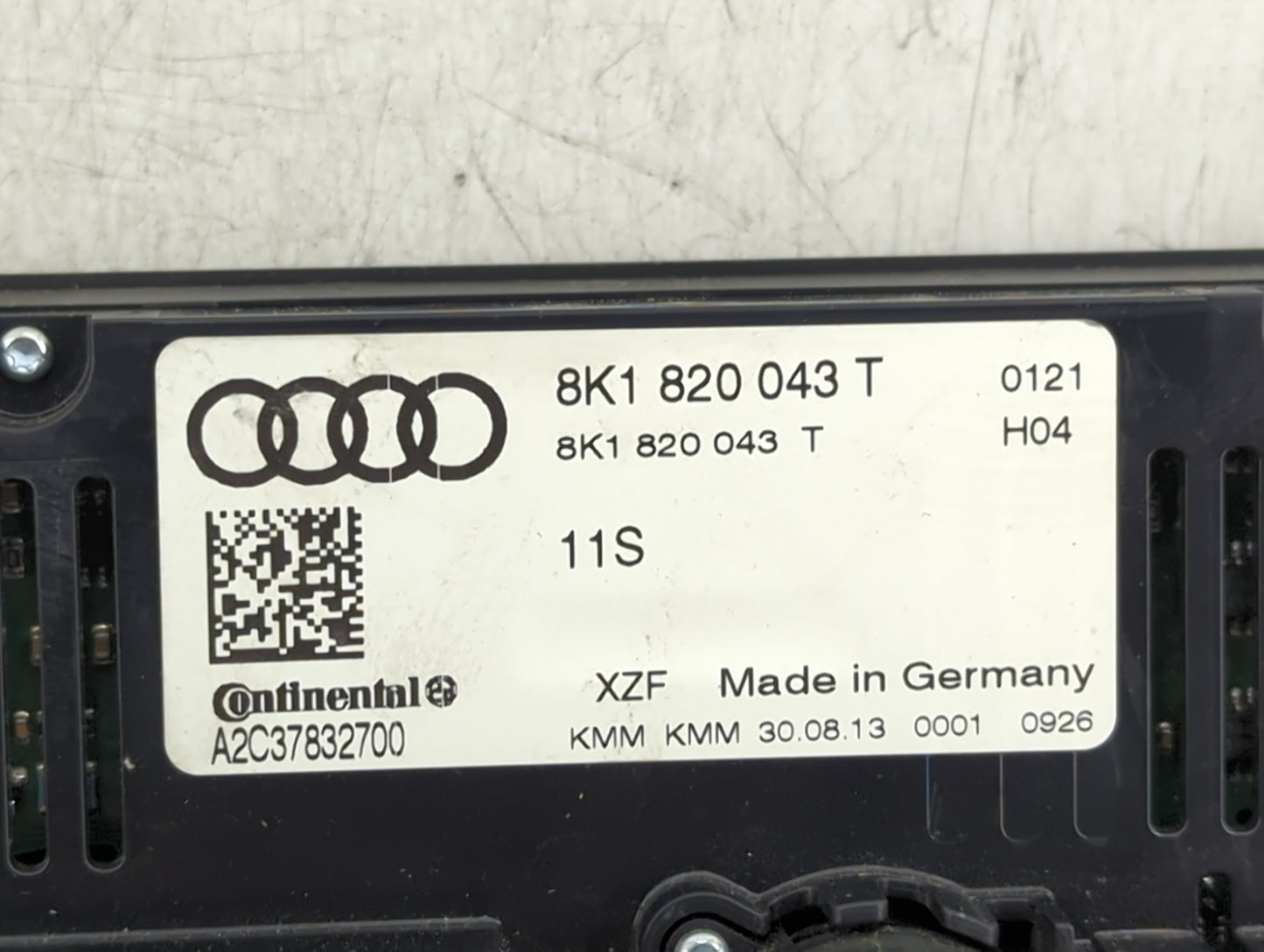 2013-2017 Audi Q5 Climate Control Module Temperature AC/Heater Replacement P/N:8K1820043T A2C37832700 Fits OEM Used Auto Par