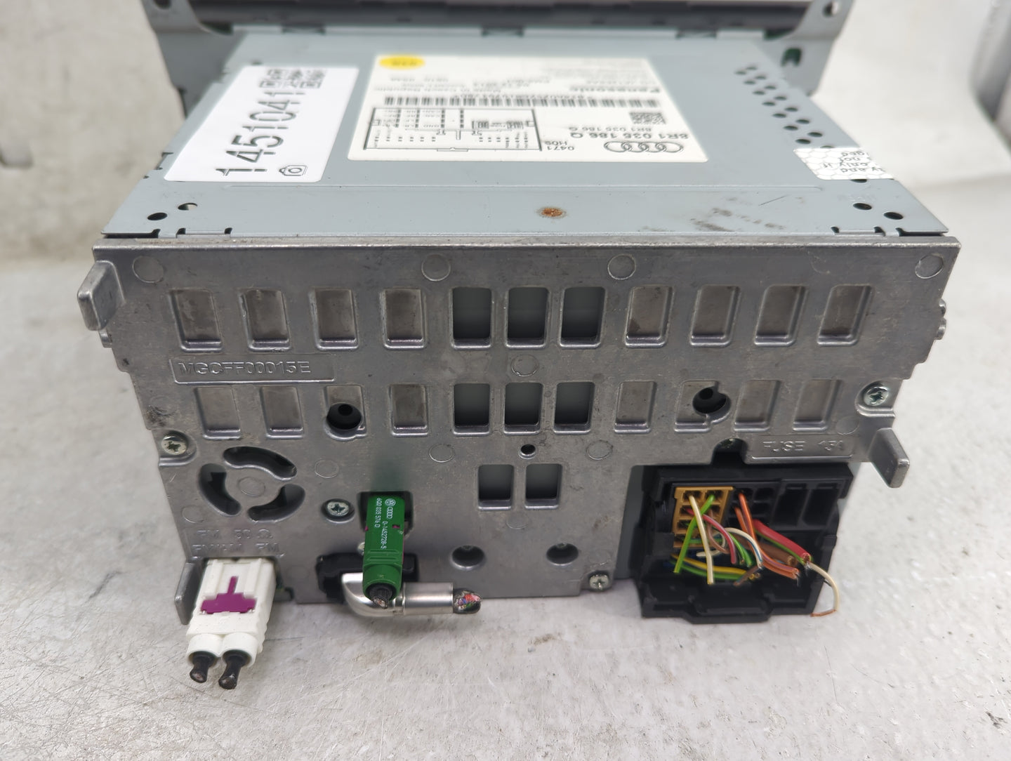 2013-2017 Audi Q5 Radio AM FM Cd Player Receiver Replacement P/N:8R1035186Q CQ-JA12E6AE Fits Fits 2013 2014 2015 2016 2017 O