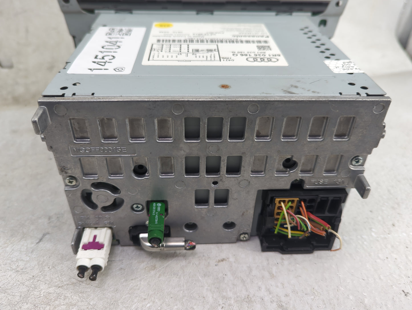 2013-2017 Audi Q5 Radio AM FM Cd Player Receiver Replacement P/N:8R1035186Q CQ-JA12E6AE Fits Fits 2013 2014 2015 2016 2017 O