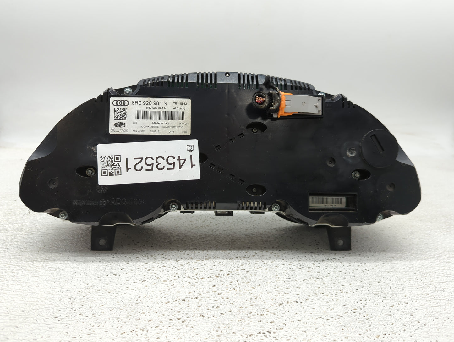 2013-2017 Audi Q5 Instrument Cluster Speedometer Gauges P/N:8R0920981N Fits Fits 2013 2014 2015 2016 2017 OEM Used Auto Part