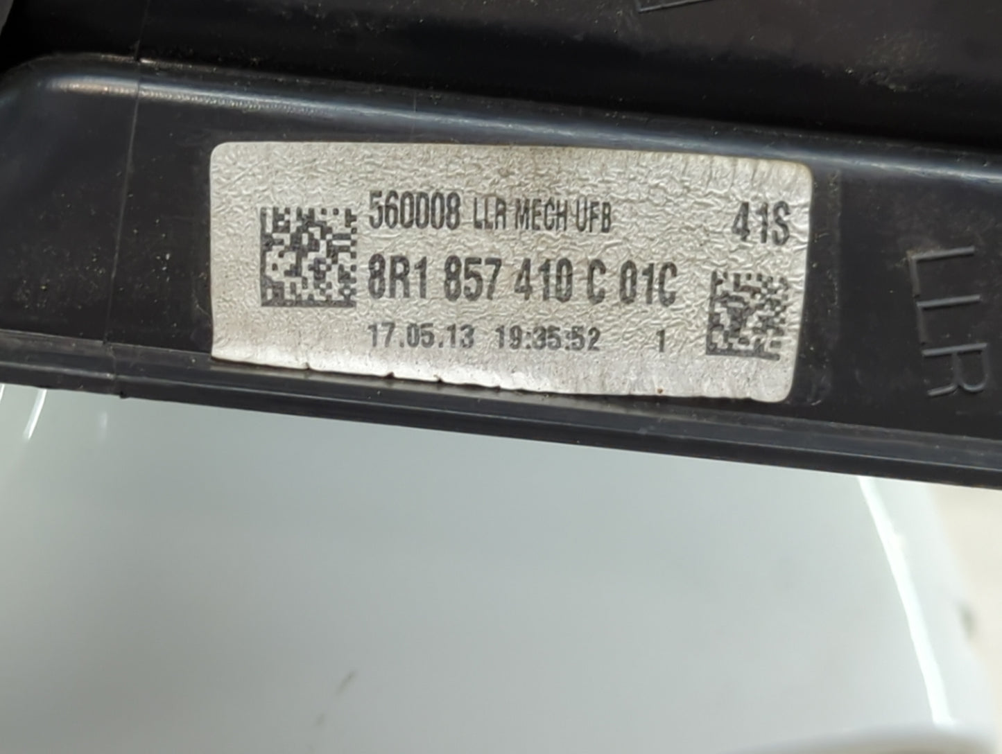 2009-2014 Audi Q5 Passenger Side View Mirror - Right Door Mirror OEM Used - Oemusedautoparts1.com