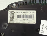 2013-2017 Audi Q5 Instrument Cluster Speedometer Gauges P/N:8R0920981N 503.002.425.331 Miles:140K Fits OEM Used Auto Parts -
