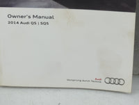 2014 Audi Q5 Owners Manual Book Guide P/N:142.561.8RB.23 1425618RB23 OEM Used Auto Parts - Oemusedautoparts1.com