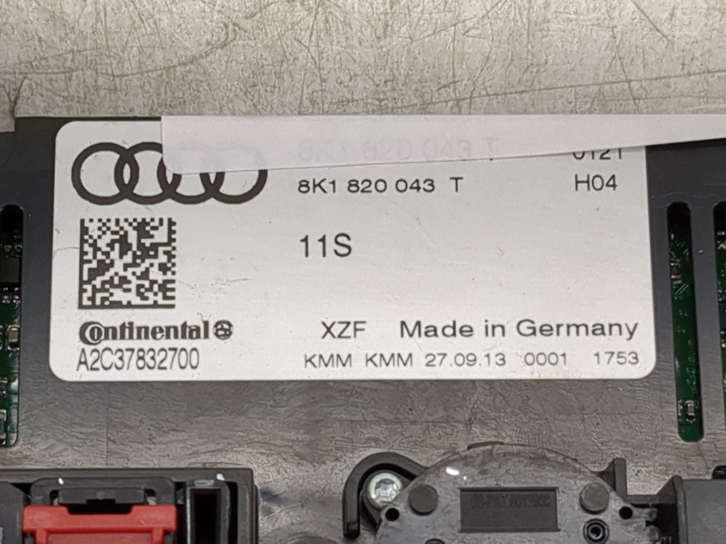 2013-2017 Audi Q5 Climate Control Module Temperature AC/Heater Replacement P/N:8K1820043T A2C37832700 Fits OEM Used Auto Par