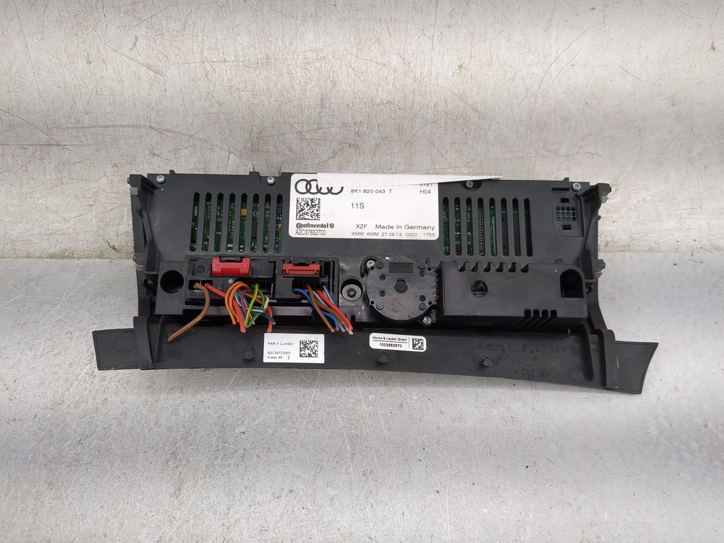 2013-2017 Audi Q5 Climate Control Module Temperature AC/Heater Replacement P/N:8K1820043T A2C37832700 Fits OEM Used Auto Par