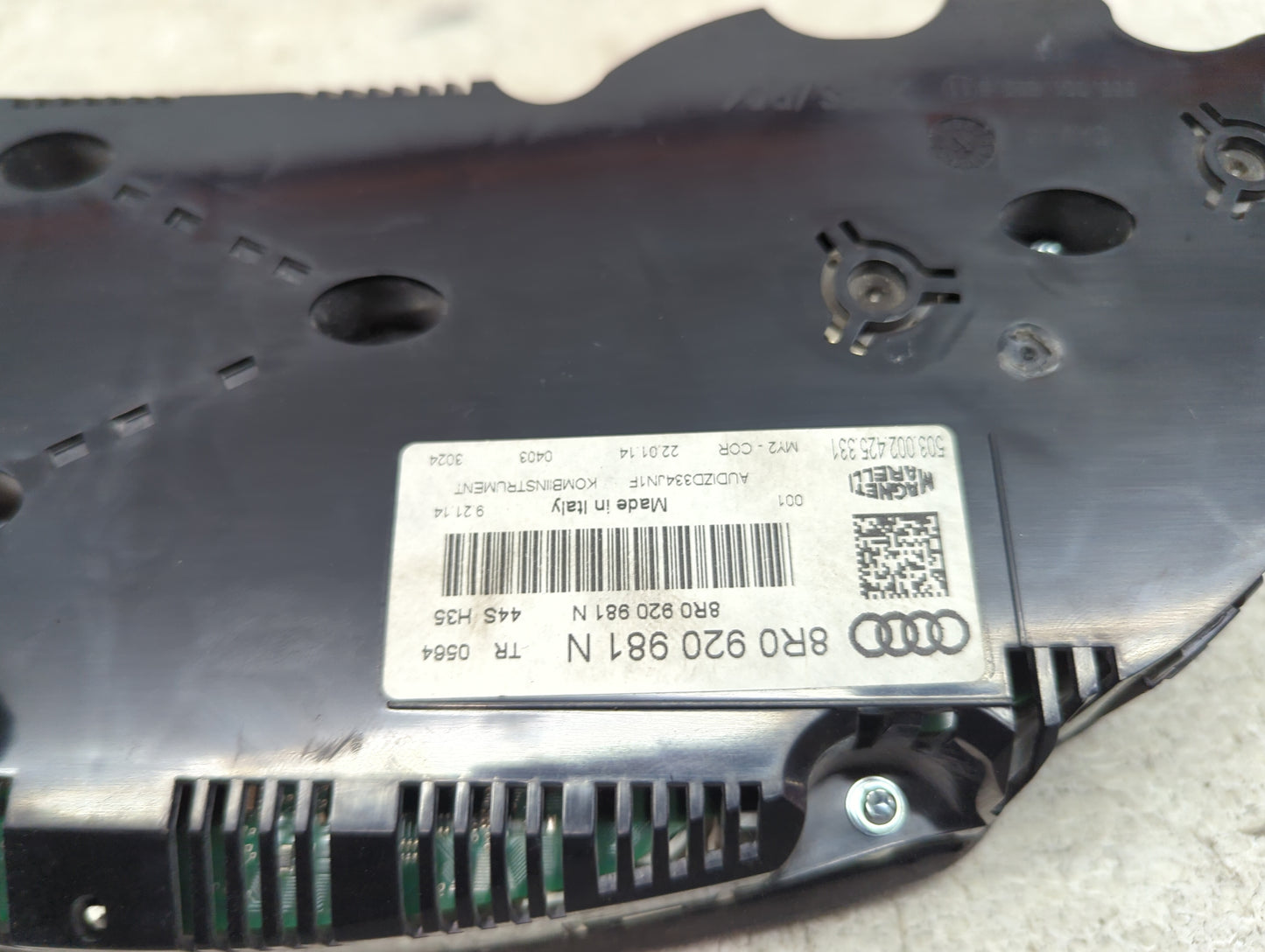 2013-2017 Audi Q5 Instrument Cluster Speedometer Gauges P/N:8R0920981N 503002425331 Miles: Fits Fits 2013 2014 2015 2016 201