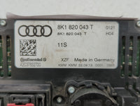 2014 Audi Q5 Radio AM FM Cd Player Receiver Replacement P/N:8K1 820 043 T Fits OEM Used Auto Parts - Oemusedautoparts1.com