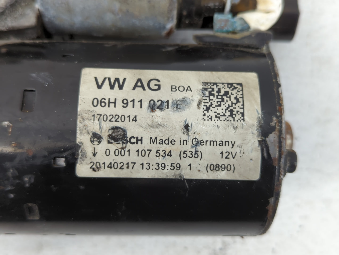 2013-2017 Audi Q5 Car Starter Motor Solenoid OEM P/N:0 001 107 534 17022014 Fits Fits 2009 2010 2011 2012 2013 2014 2015 201