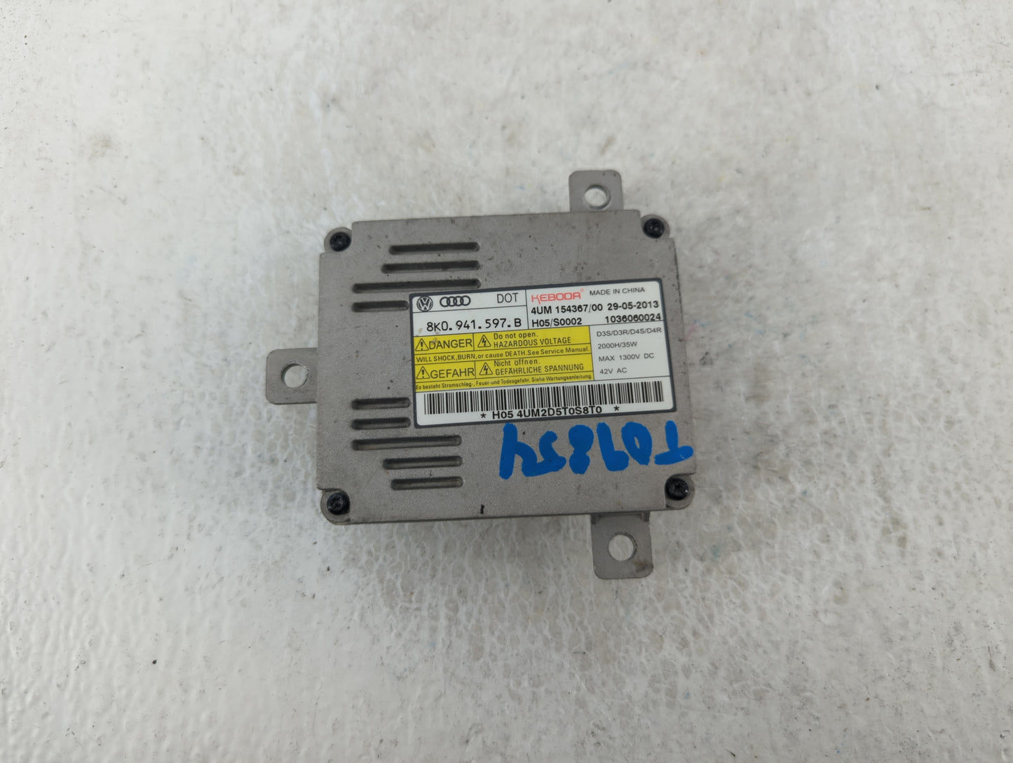 2014 Audi Q5 Headlight Ballast Head Light - Oemusedautoparts1.com
