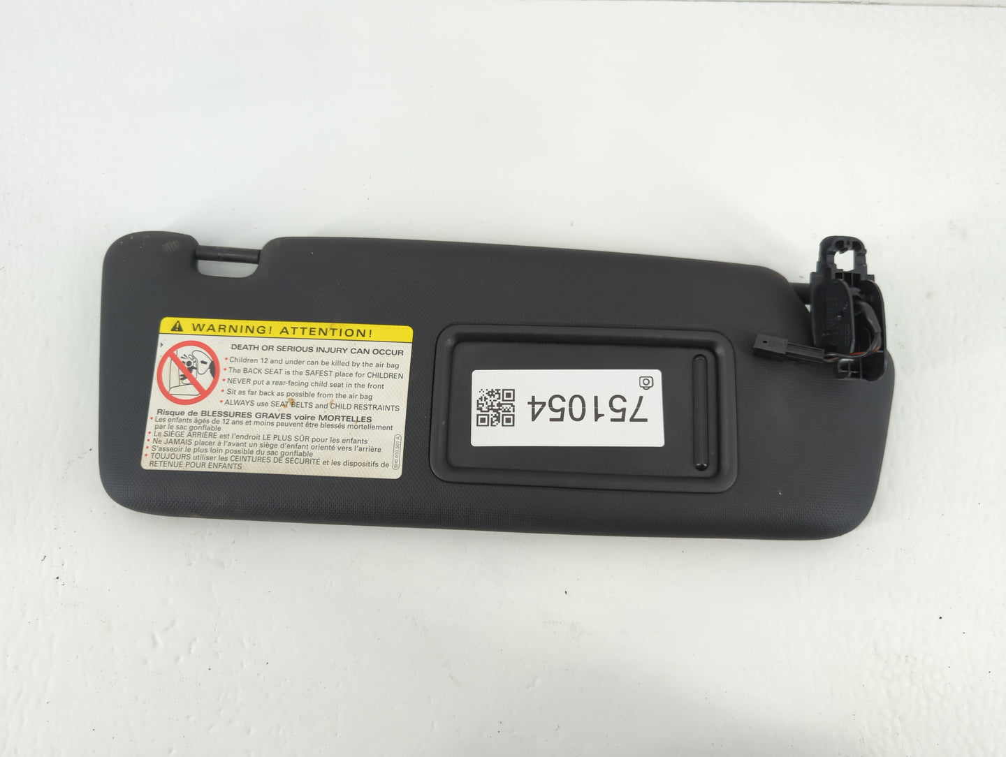 2013-2014 Audi Q5 Sun Visor Shade Replacement Passenger Right Mirror Fits Fits 2013 2014 2015 2016 OEM Used Auto Parts - Oem