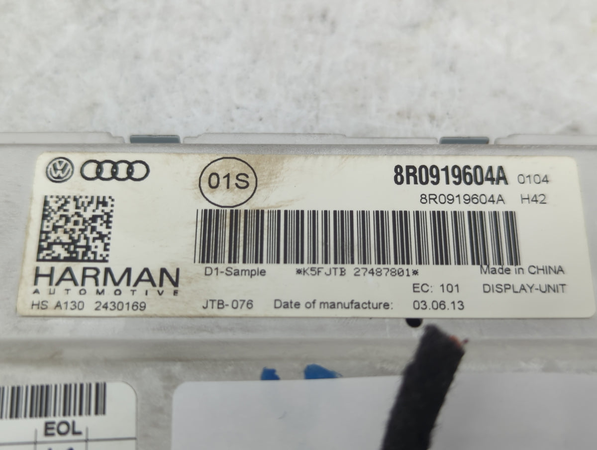 2013-2015 Audi Q7 Information Radio Display Screen - Oemusedautoparts1.com