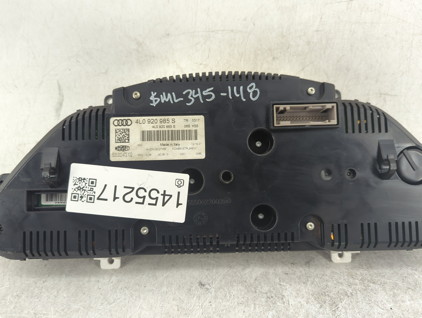 2013-2015 Audi Q7 Instrument Cluster Speedometer Gauges P/N:4L0920985S 503002472102 Miles:119K Fits Fits 2013 2014 2015 OEM 