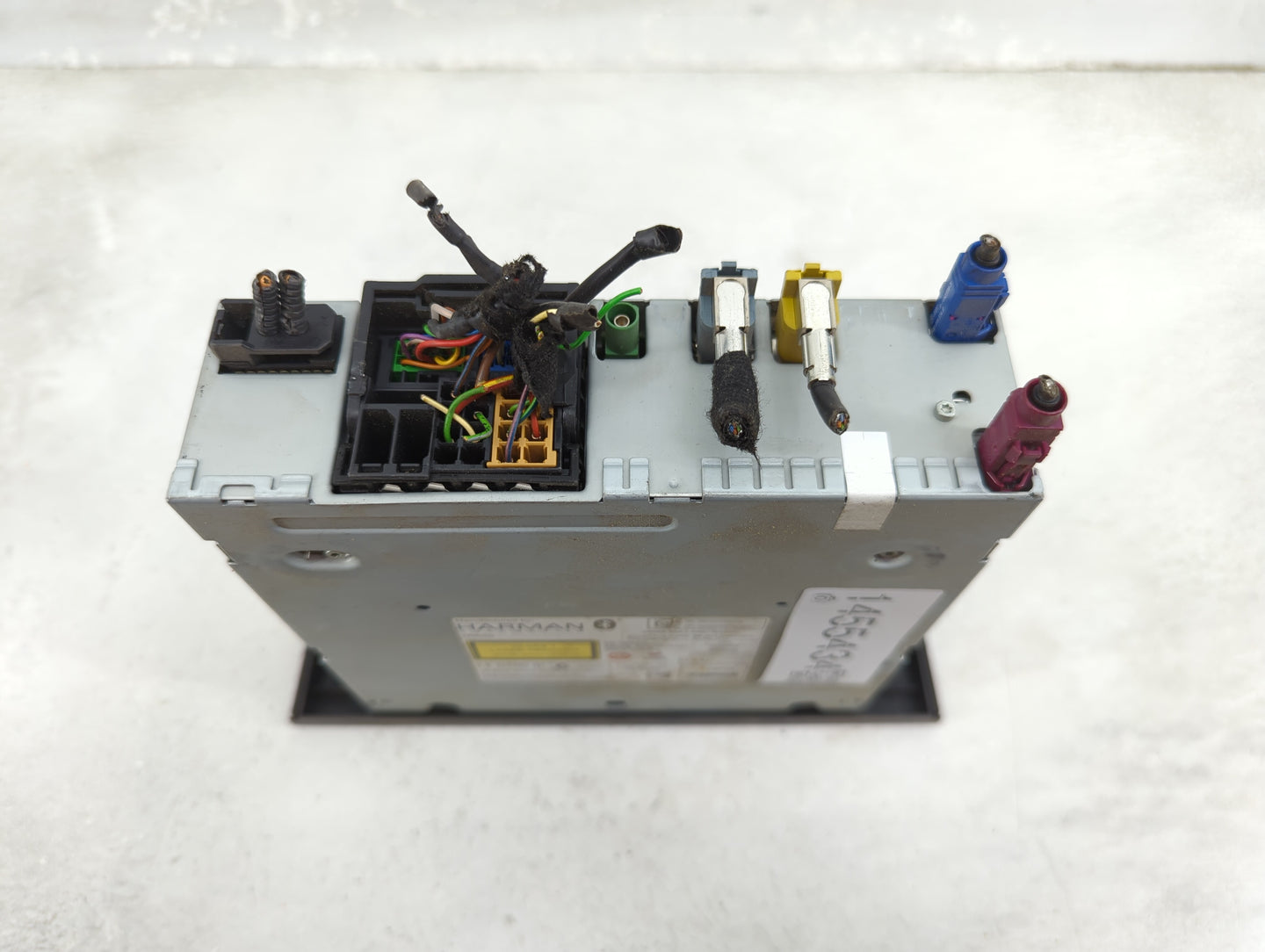 2013-2015 Audi Q7 Radio AM FM Cd Player Receiver Replacement P/N:60825-1 1548-10-2886 Fits Fits 2013 2014 2015 OEM Used Auto