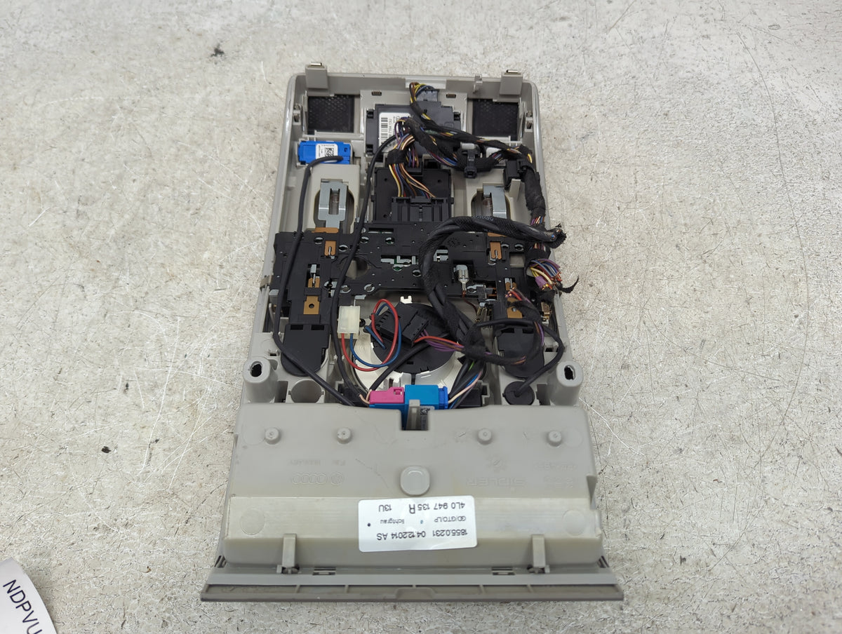2014 Audi Q7 Overhead Roof Console - Oemusedautoparts1.com