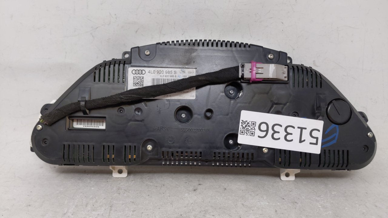 2013-2015 Audi Q7 Instrument Cluster Speedometer Gauges P/N:4 L0 920 985 S Fits Fits 2013 2014 2015 OEM Used Auto Parts - Oe