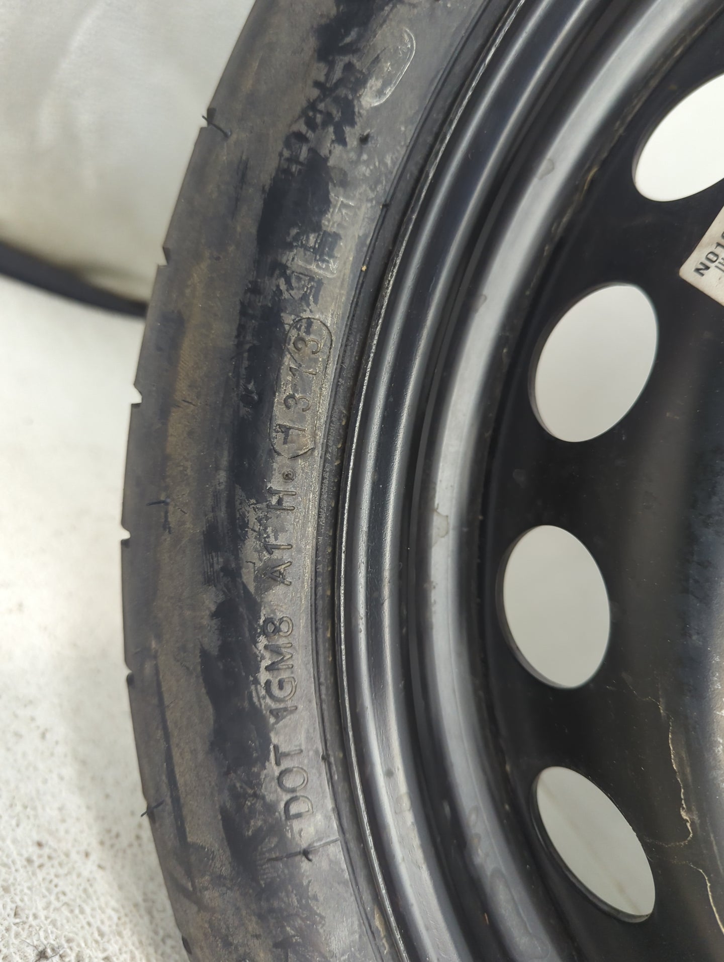 2014 Audi S4 Spare Donut Tire Wheel Rim Oem - Oemusedautoparts1.com